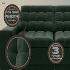 Sofá 3 Lugares Titan Assento Retrátil E Reclinável Verde 2,00