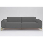 Sofá 3 Lugares Tóquio D07 230cm Linho Mescla Chumbo - D'rossi