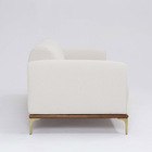 Sofá 3 Lugares Tóquio D07 230cm Linho Pérola - D'rossi