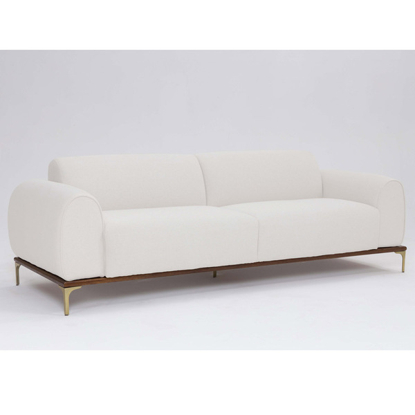 Sofá 3 Lugares Tóquio D07 230cm Linho Pérola - D'rossi