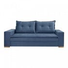 Sofá 3 Lugares Trevizo  Azul
