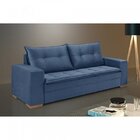 Sofá 3 Lugares Trevizo  Azul