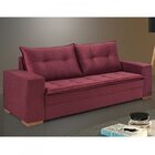 Sofá 3 Lugares Trevizo  Bordô