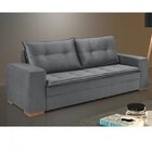 Sofá 3 Lugares Trevizo  Cinza