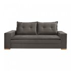 Sofá 3 Lugares Trevizo  Marrom