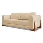 Sofá 3 Lugares Yves Linho Dourado 180 Cm