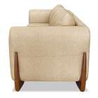 Sofá 3 Lugares Yves Linho Dourado 230 Cm