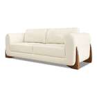 Sofá 3 Lugares Yves Linho Rústico Natural 220 Cm