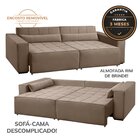 Sofa 4 Lugares 2,40m Retrátil E Reclinável Nepal - Coliseu Be