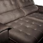 Sofá 4 Lugares 2,50m Retrátil E Reclinável Girona Bom Pastor