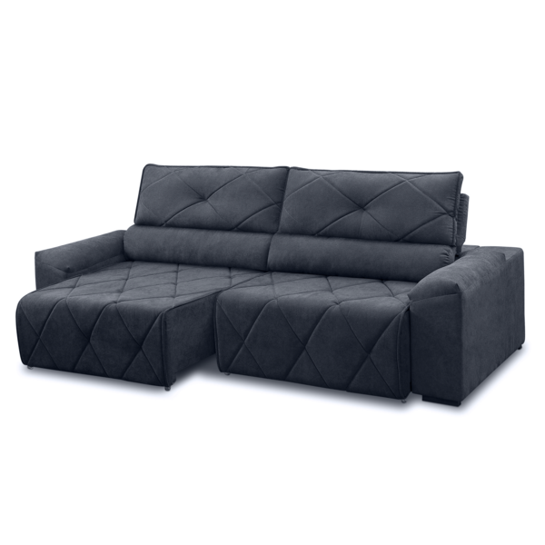 Sofá 4 Lugares 2,50m Retrátil E Reclinável Houston - Coliseu