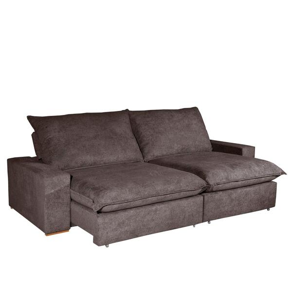 Sofá 4 Lugares 2,50m Retrátil E Reclinável Lazzio Bom Pastor