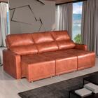 Sofá 4 Lugares 2,50m Retrátil E Reclinável Lyon Bom Pastor