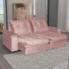 Sofá 4 Lugares 2,50m Retrátil E Reclinável Zyan Bom Pastor