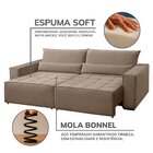 Sofa 4 Lugares 2,60m Retrátil E Reclinável Nepal - Coliseu Be