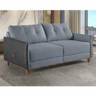 Sofá 4 Lugares 200cm Portugal Estofados Arpaan Cinza