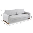 Sofá 4 Lugares 226cm Sirius