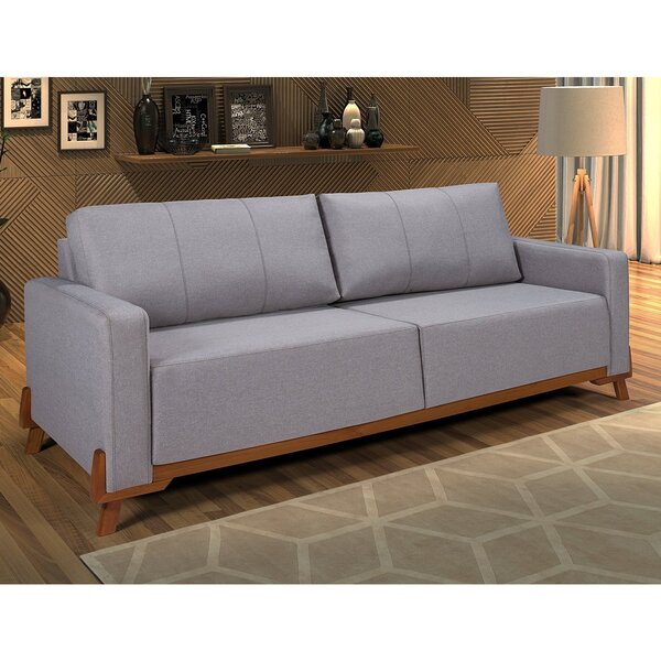 Sofá 4 Lugares 230cm Linho Maldivas  Grafite