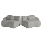 Sofá 4 Lugares 240cm Lua Yescasa Bege