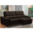 Sofá 4 Lugares 250cm Reclinável Retrátil Veludo Prisma Fergui