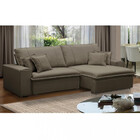 Sofá 4 Lugares 250cm Retrátil Reclinável Veludo Sarov Ferguile