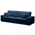 Sofá 4 Lugares 250cm Retrátil Reclinável Veludo Sarov Ferguile