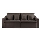 Sofá 4 Lugares 274cm Retrátil E Reclinável Amy Veludo Café