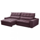 Sofá 4 Lugares 290cm Veludo Bipartido Damman Ferguile