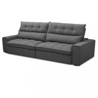 Sofá 4 Lugares 290cm Veludo Bipartido Damman Ferguile