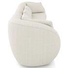 Sofá 4 Lugares 292cm Orgânico Pé Madeira Yume Bouclê Cru Z55