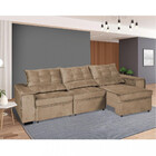 Sofá 4 Lugares 295cm Veludo Bahrein Berflex