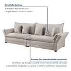 Sofá 4 Lugares 4 Almofadas Copenhague Estofados Martins  Linh