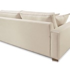 Sofá 4 Lugares Almofada Solta Linho Bege Claro Helô 2,4m