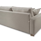 Sofá 4 Lugares Almofada Solta Linho Cinza Medio Helô 2,4m