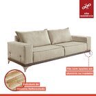 Sofá 4 Lugares Amsterdã  Linho/bege