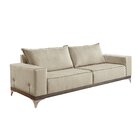 Sofá 4 Lugares Amsterdã  Linho/bege