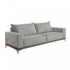 Sofá 4 Lugares Amsterdã  Linho/cinza Claro