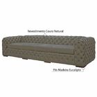 Sofá 4 Lugares Astúria 260cm Couro Fendi G58 - Gran Belo