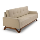 Sofá 4 Lugares Bege 2,30m Deméter