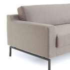 Sofá 4 Lugares Berlín Linho Cáqui