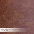 Sofá 4 Lugares Bipartido Sala De Estar 260cm Milano Couro Mel