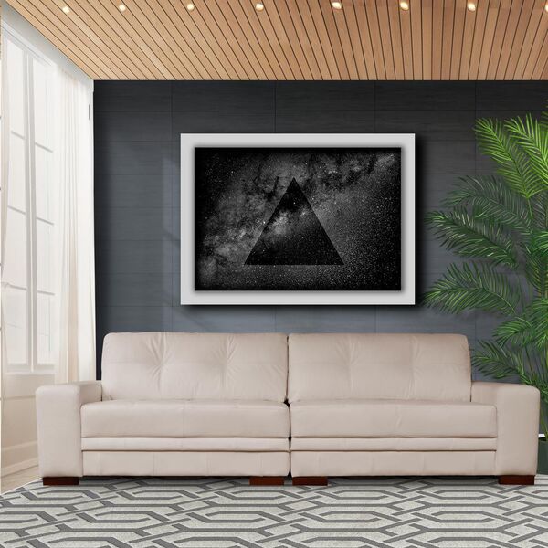 Sofá 4 Lugares Bipartido Sala De Estar Milano 280cm Couro Off