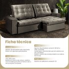 Sofá 4 Lugares Brasil 276cm Capuccino