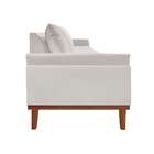 Sofá 4 Lugares Cinder Linho Bege 250 Cm