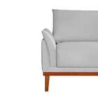 Sofá 4 Lugares Cinder Linho Cinza 250 Cm