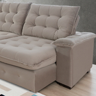 Sofá 4 Lugares Coliseu 2.60m Retrátil E Reclinável Super Pill