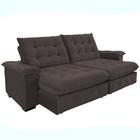 Sofá 4 Lugares Coliseu 2.60m Retrátil E Reclinável Super Pill