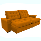 Sofá 4 Lugares Coliseu 2.60m Retrátil E Reclinável Super Pill