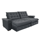 Sofá 4 Lugares Coliseu 2.60m Retrátil E Reclinável Super Pill