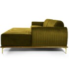 Sofá 4 Lugares Com Chaise Direito Para Sala Molino 255 Cm D02